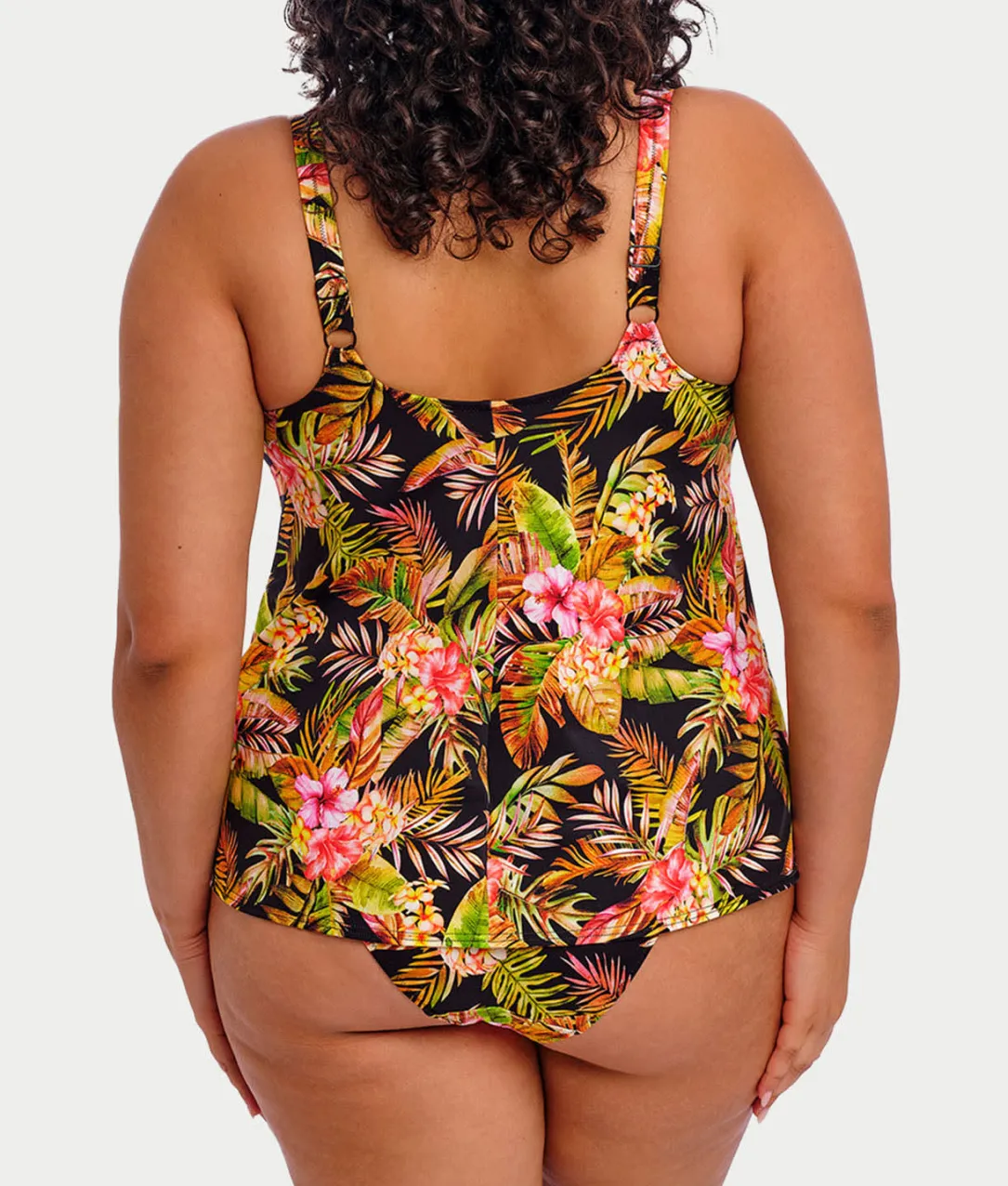 Plus Size Tiger Valley Tankini Top