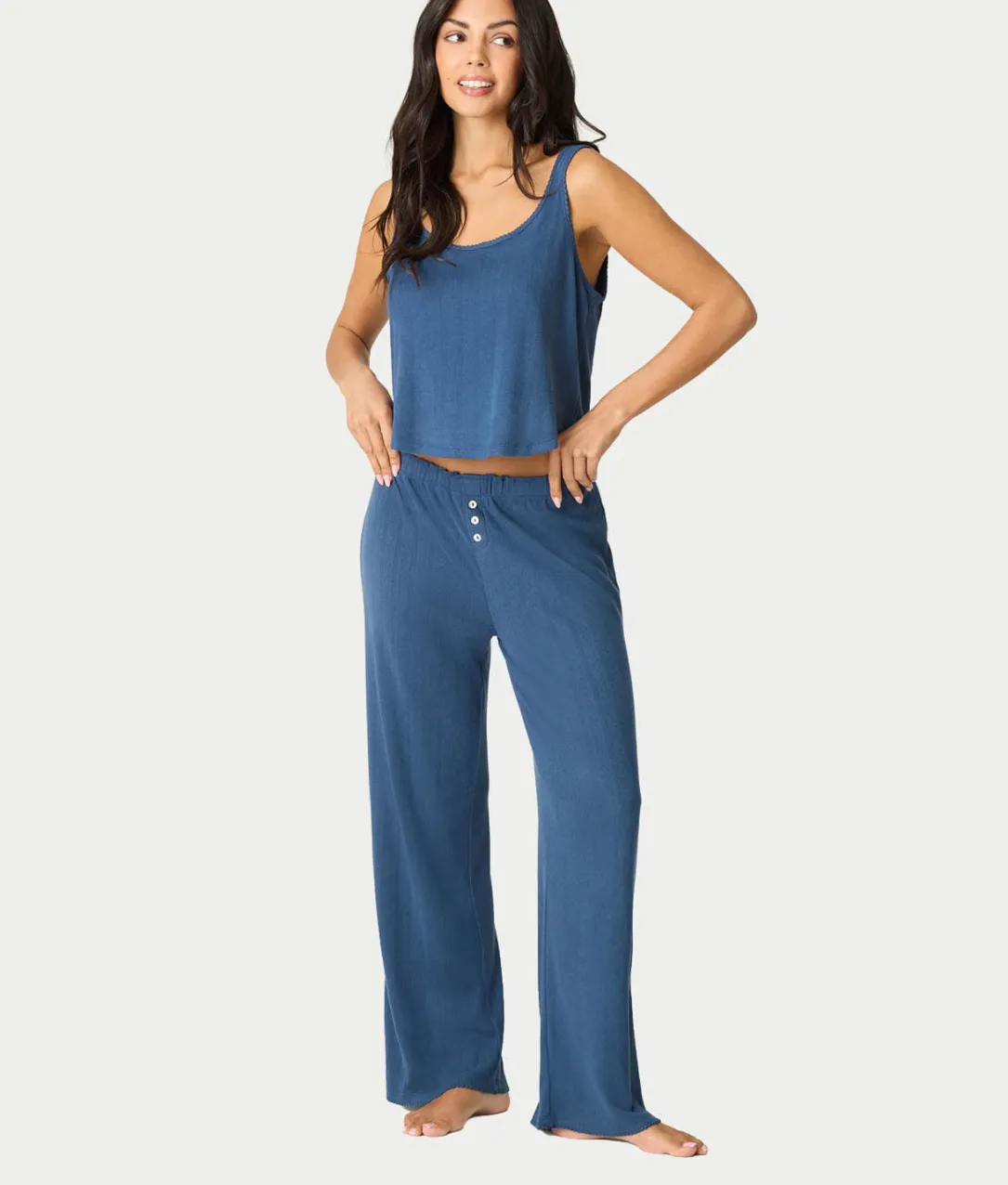 Pointelle Essentials Knit Pajama Set