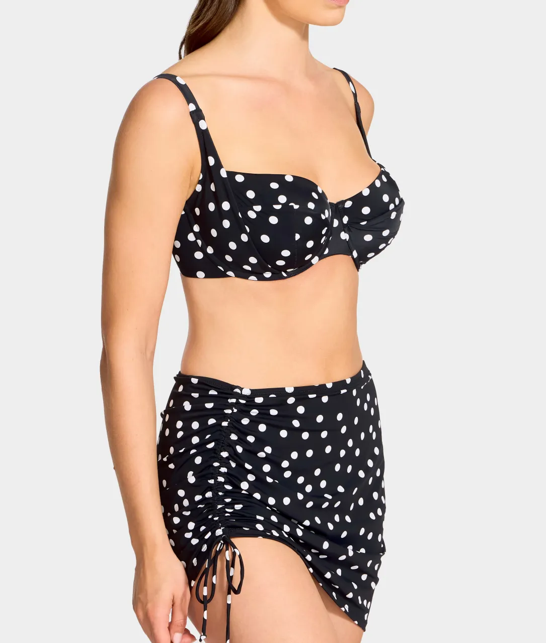 Polka Dot Florence Balcony Bikini Top