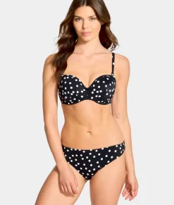 Polka Dot Scarlett Bandeau Bikini Top