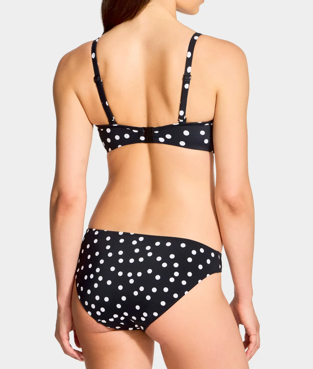 Polka Dot Scarlett Bandeau Bikini Top