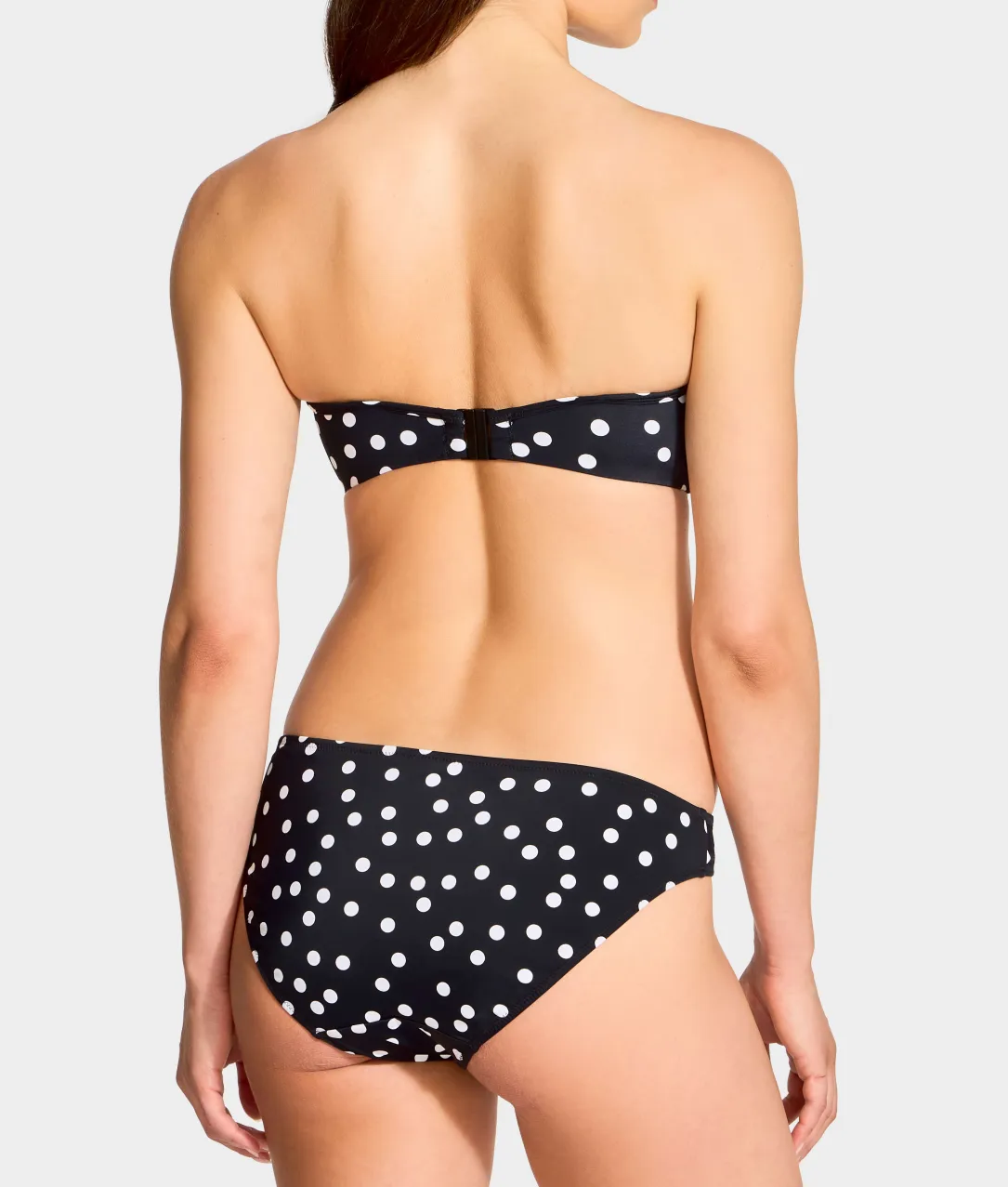Polka Dot Scarlett Bandeau Bikini Top