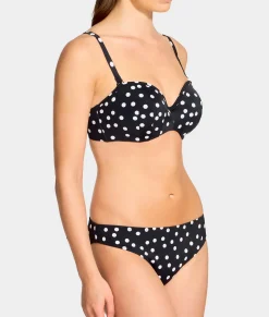 Polka Dot Scarlett Bandeau Bikini Top