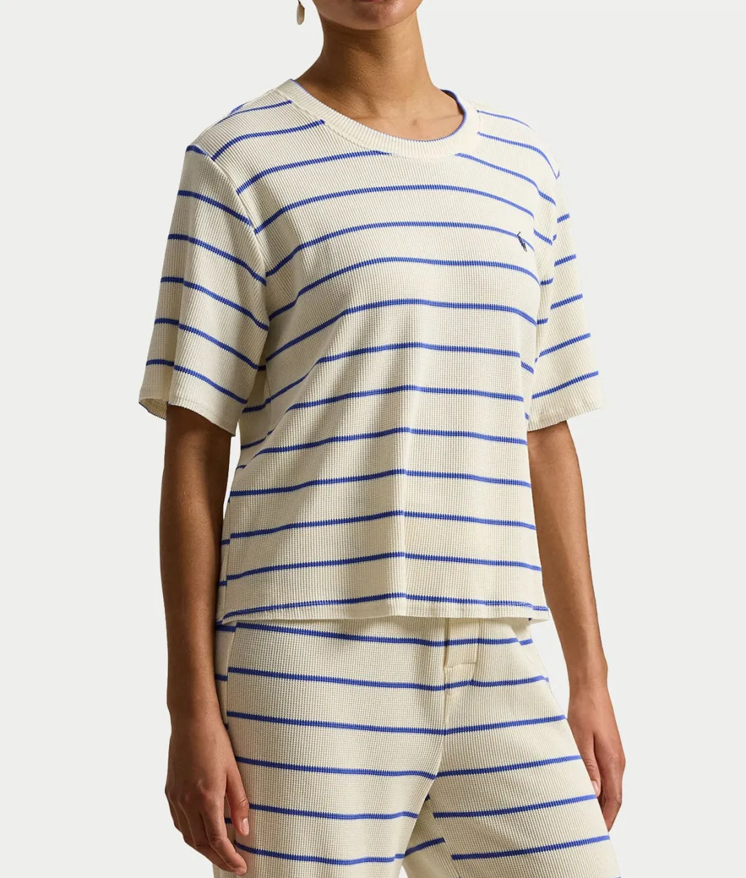Polo Club Terry Knit Short Sleeve Pajama Set