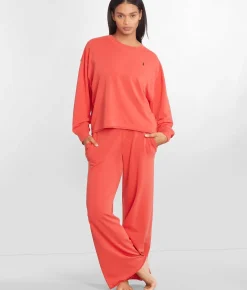 Polo Club Terry Wide Leg Pants Set