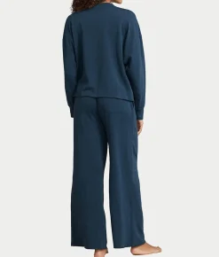 Polo Club Terry Wide Leg Pants Set