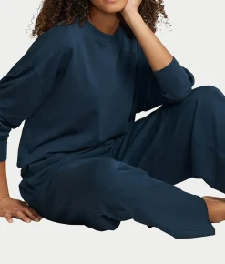 Polo Club Terry Wide Leg Pants Set