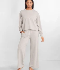Polo Club Terry Wide Leg Pants Set