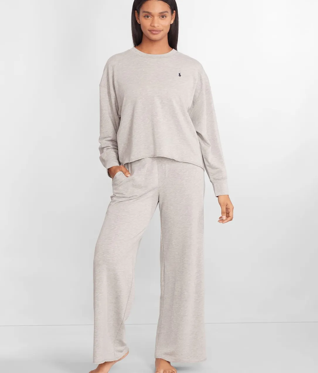 Polo Club Terry Wide Leg Pants Set