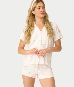 Pretty Punch Cocktail 3-Piece Knit Pajama Set