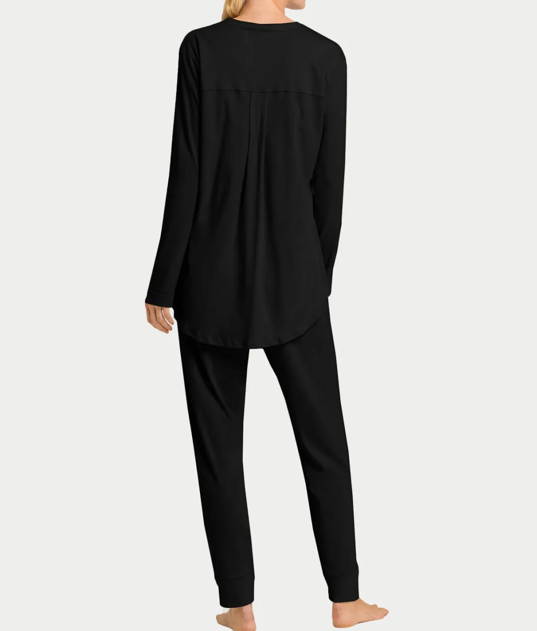 Pure Essence Button Front Soft Cotton Pajama Set