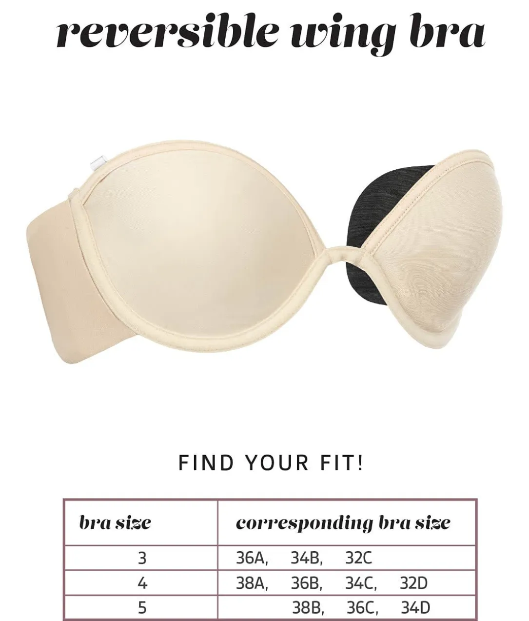Reversible Wing Bra