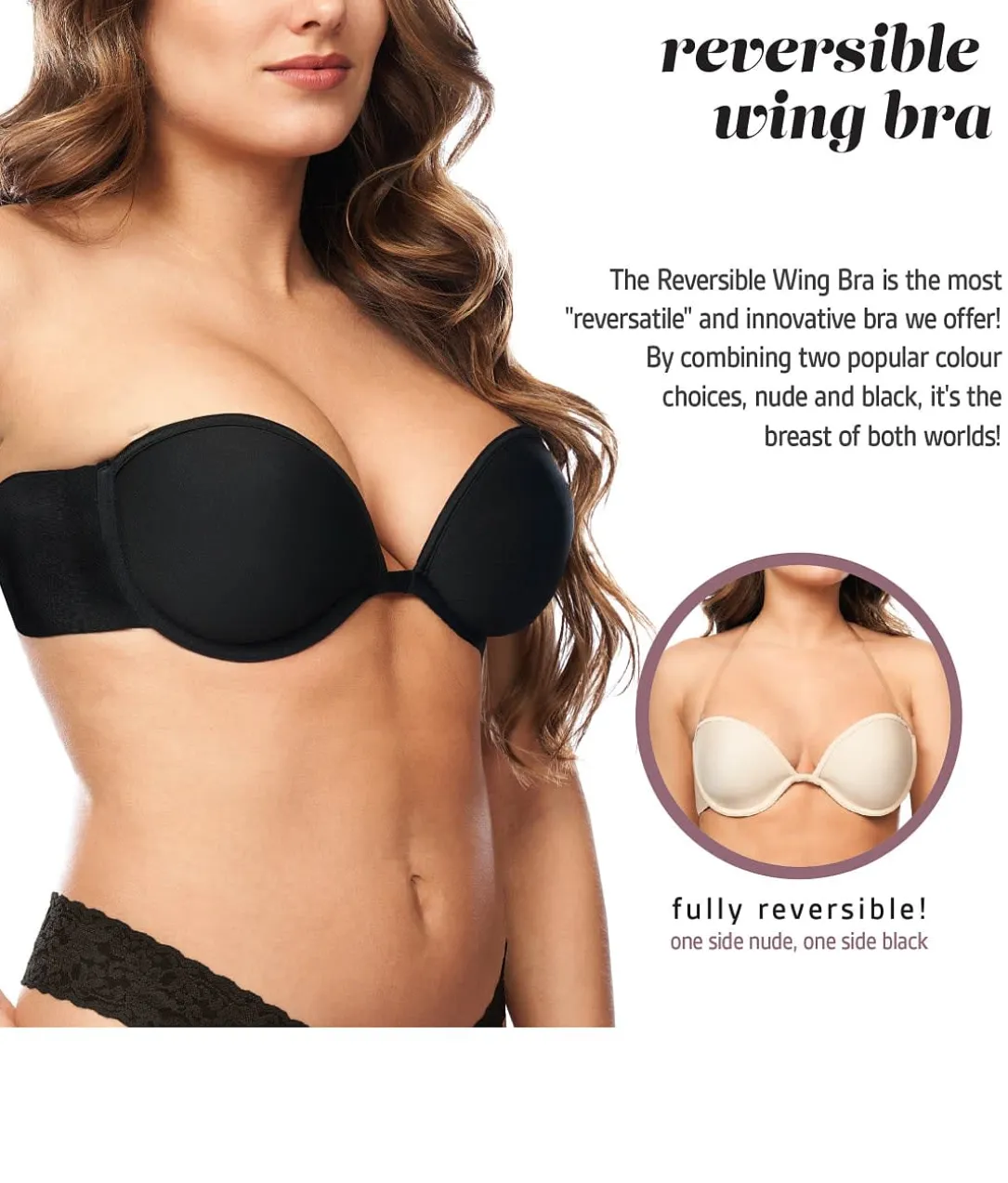 Reversible Wing Bra