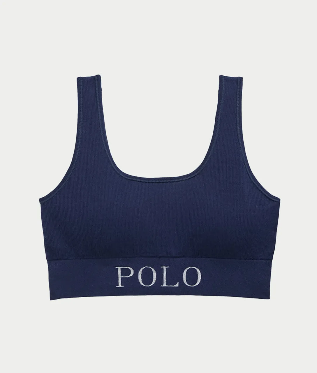 Ribbed Seamless Scoop Cropped Tank