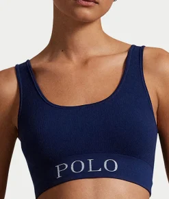 Ribbed Seamless Scoop Cropped Tank