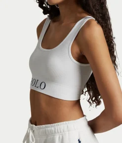 Ribbed Seamless Scoop Cropped Tank