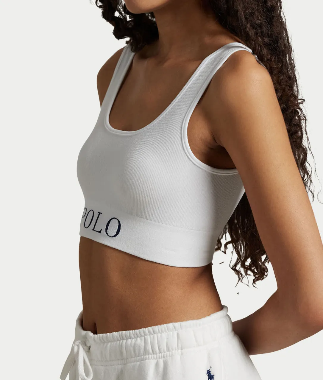 Ribbed Seamless Scoop Cropped Tank