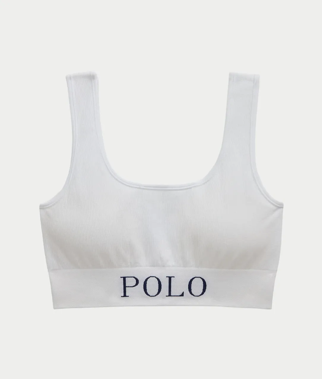 Ribbed Seamless Scoop Cropped Tank