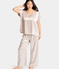 Roxxy Satin Lounge Top
