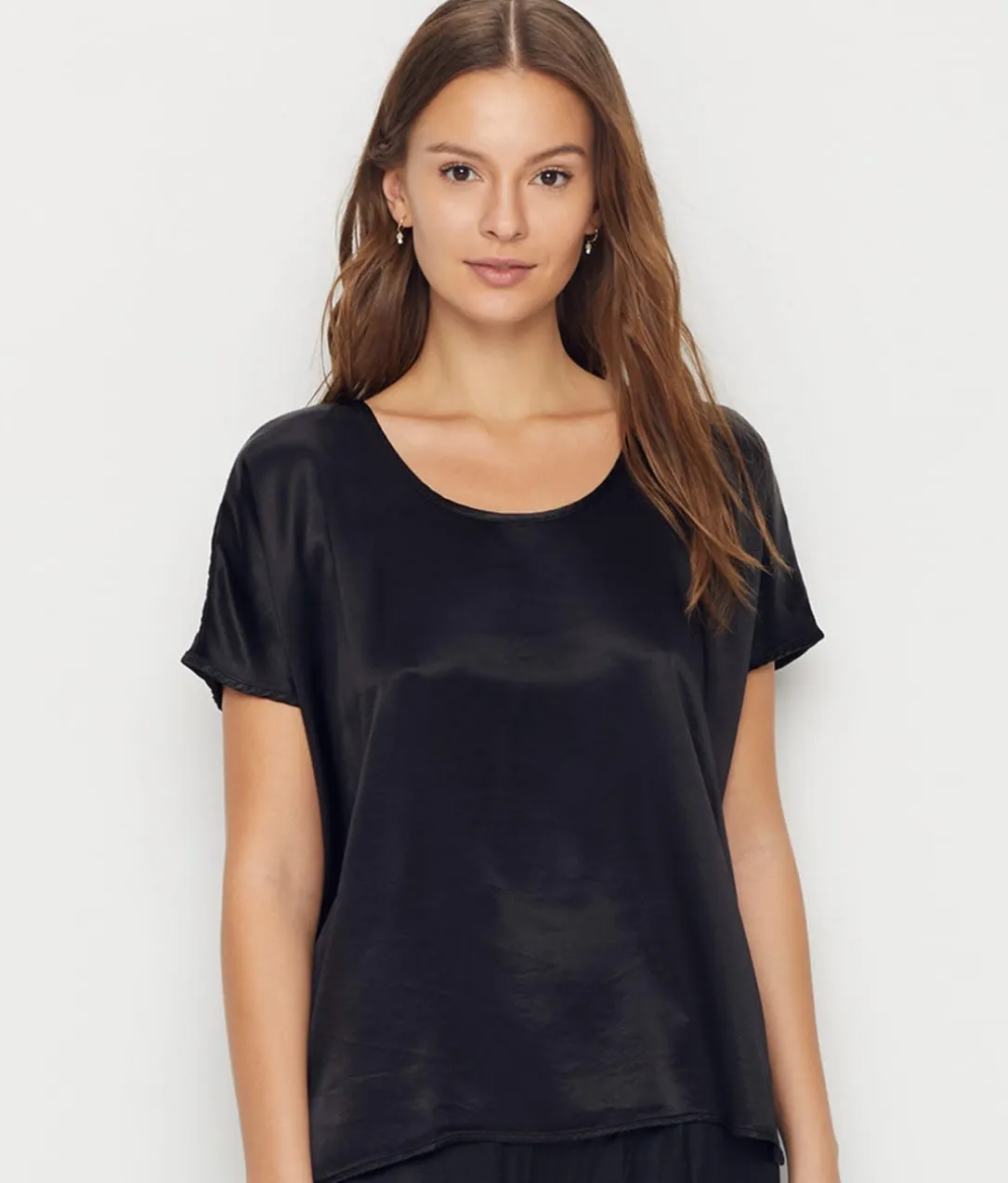 Roxxy Satin Lounge Top