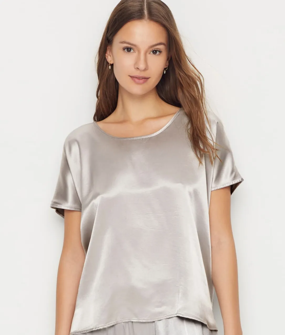 Roxxy Satin Lounge Top