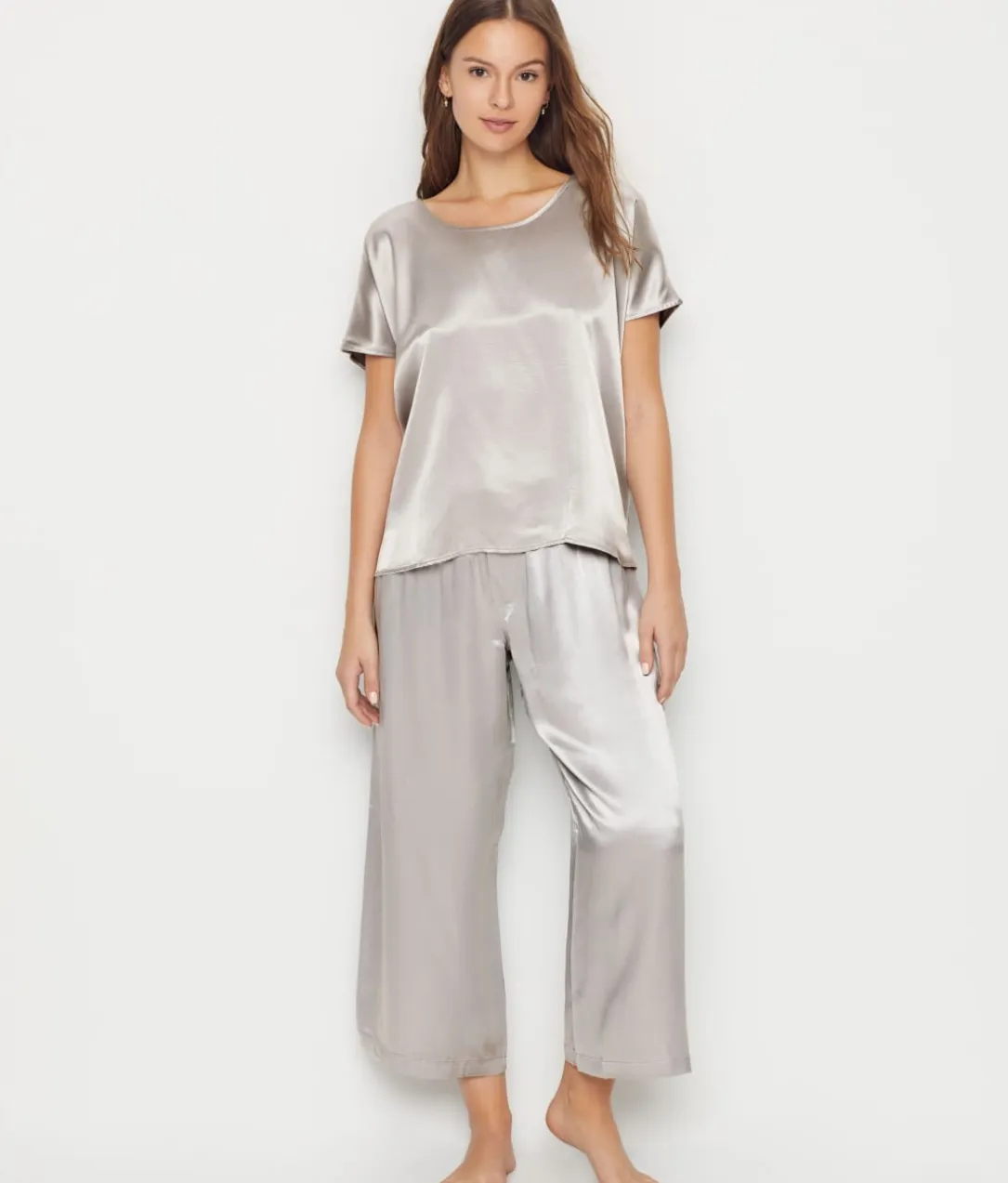 Roxxy Satin Lounge Top