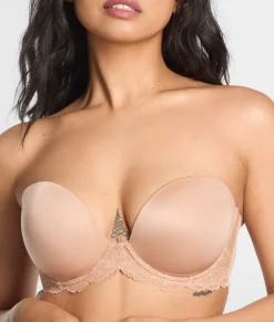 Self-Assured Push-Up Strapless Bra