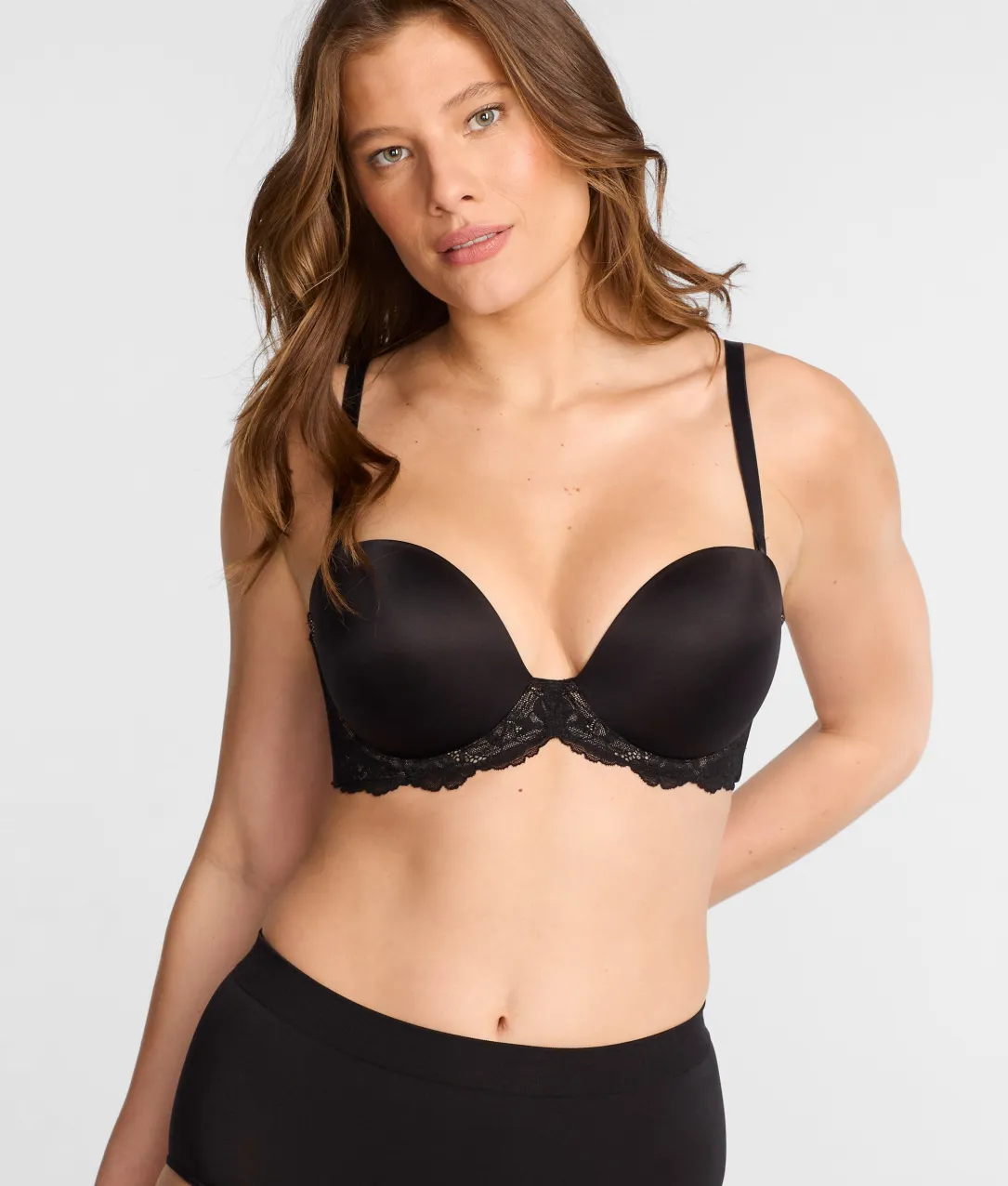 Self-Assured Push-Up Strapless Bra