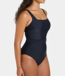 Serene Underwire Belted One-Piece Swimsuit