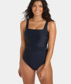 Serene Underwire Belted One-Piece Swimsuit