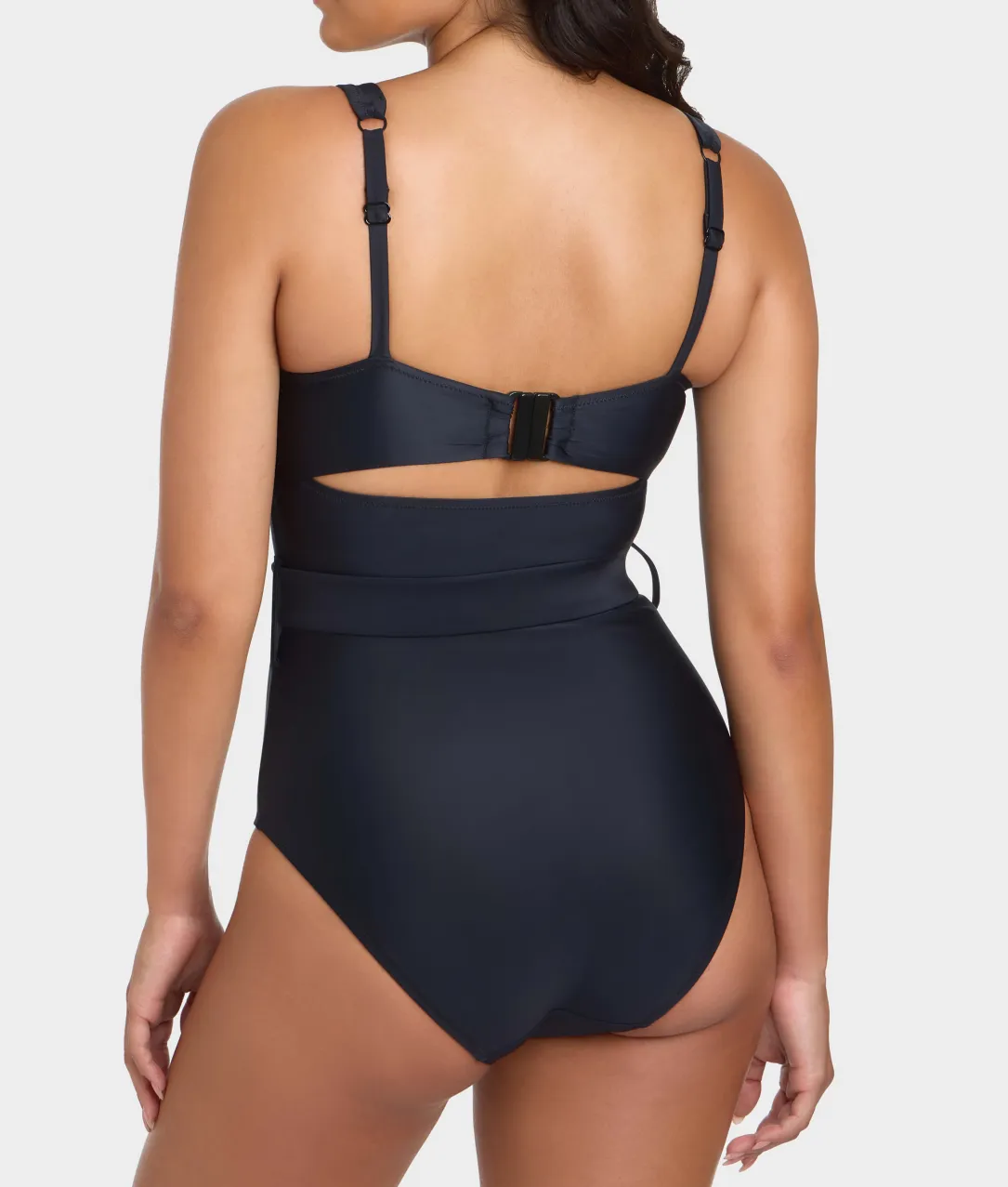 Serene Underwire Belted One-Piece Swimsuit
