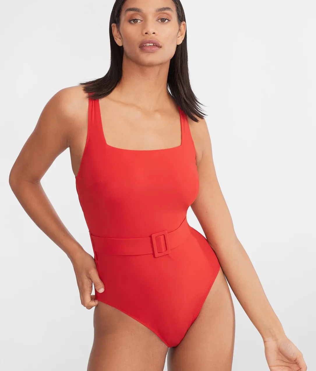 Serene Underwire Belted One-Piece Swimsuit