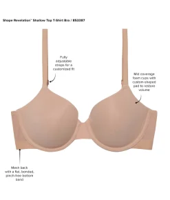 Shape Revelation Shallow Top T-Shirt Bra