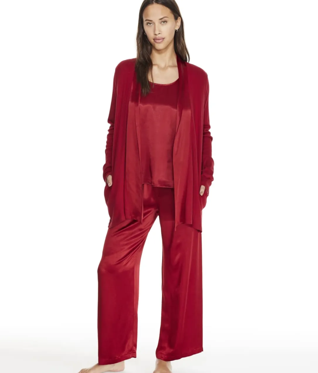 Shelby Knit Lounge Cardigan Wrap
