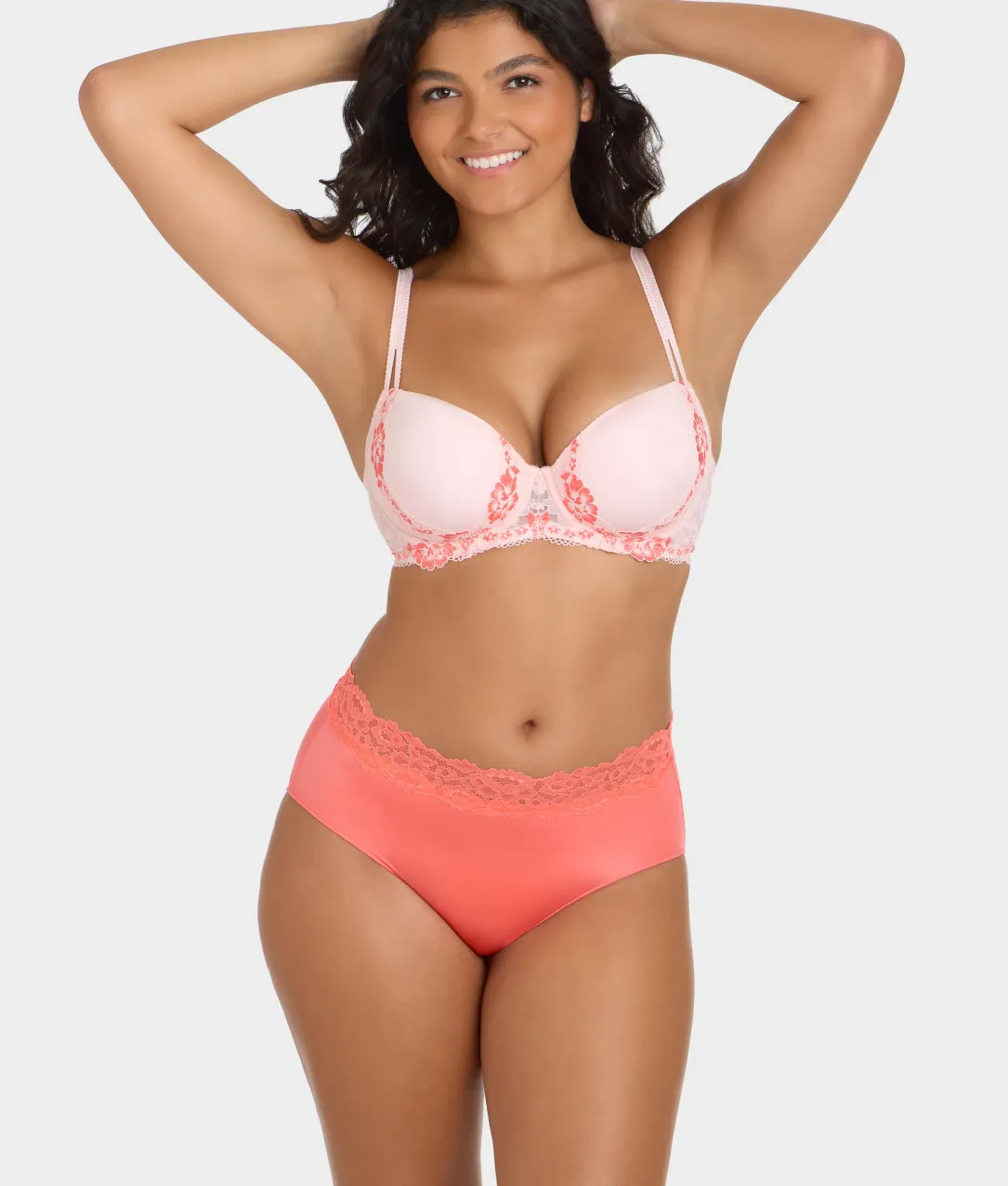 Shine Brief With Lace