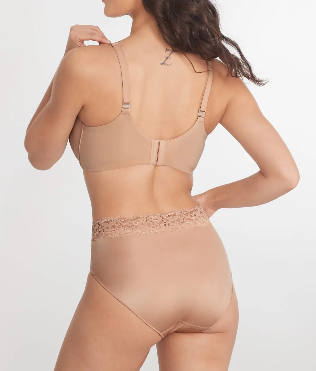 Shine Brief With Lace