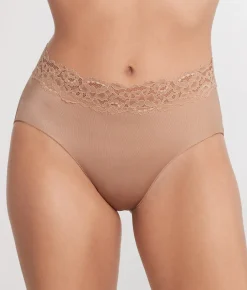 Shine Brief With Lace