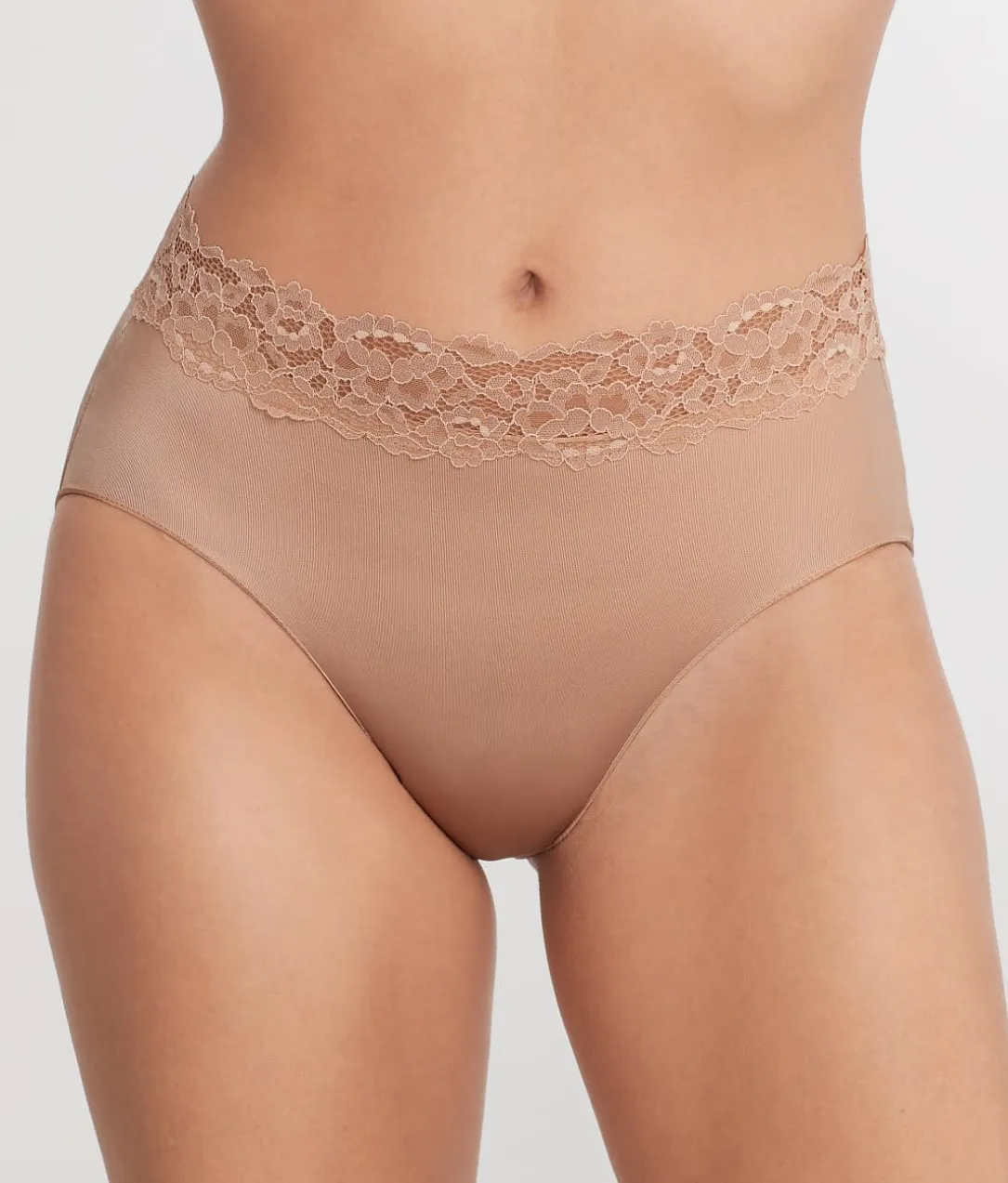 Shine Brief With Lace