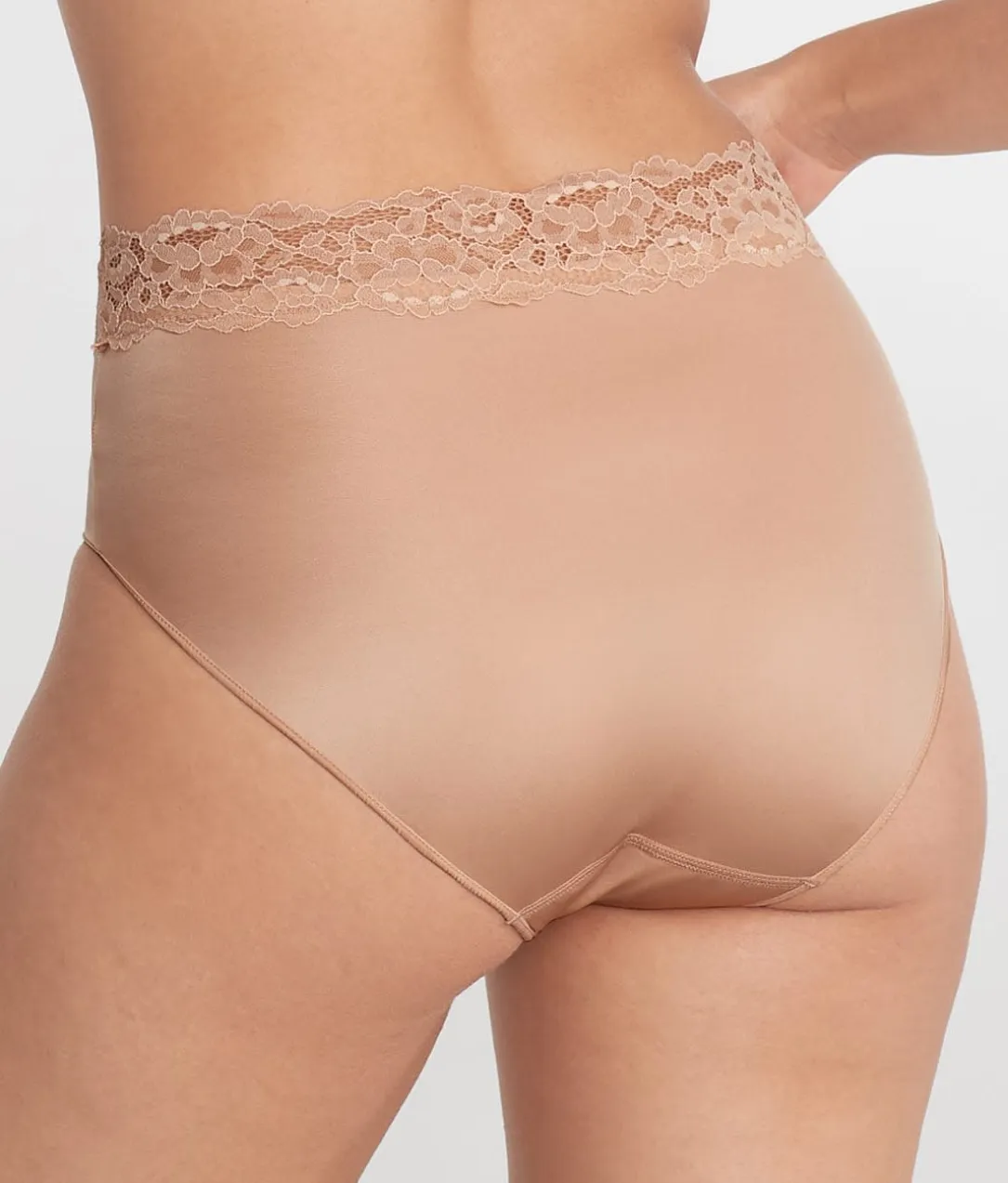 Shine Brief With Lace