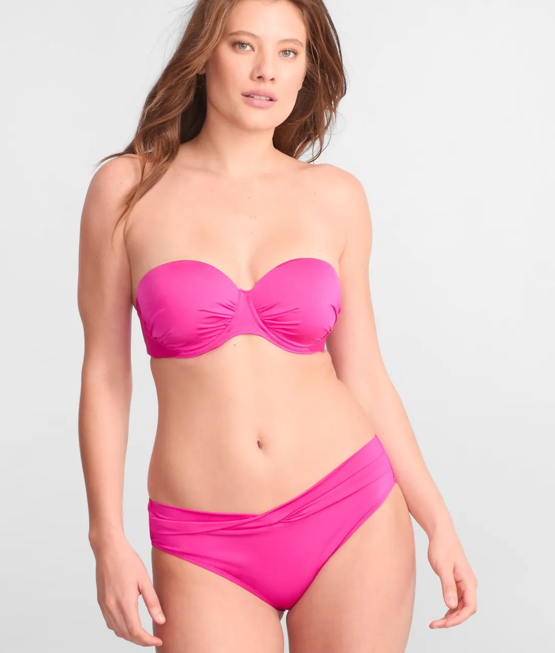 Shiny Basics Catalina Bandeau Bikini Top