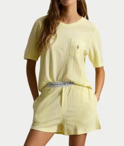 Short Sleeve Knit Short Set