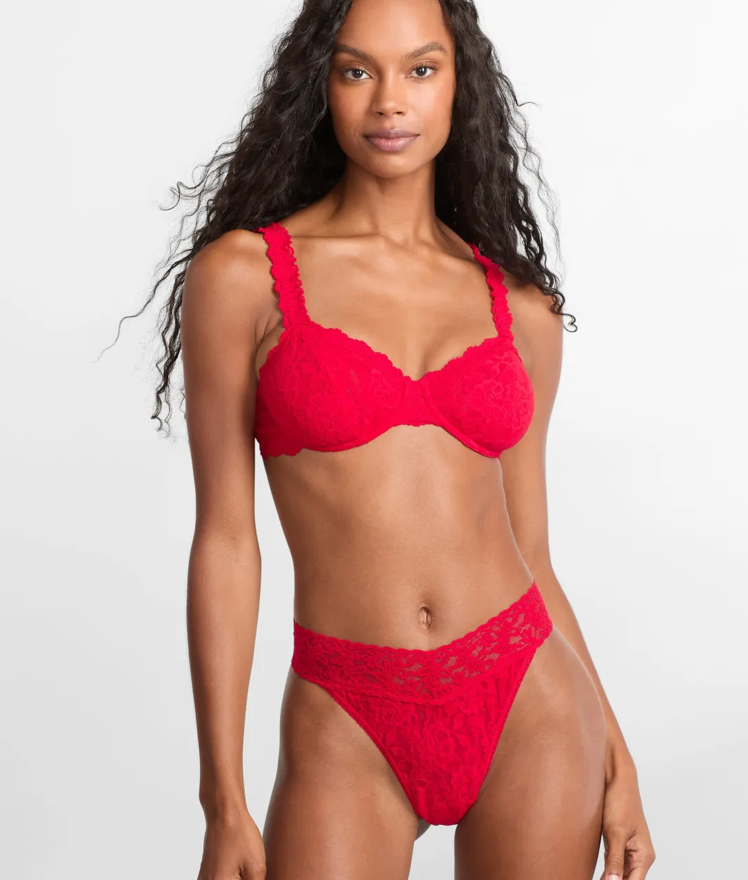 Signature Lace Original Rise Thong