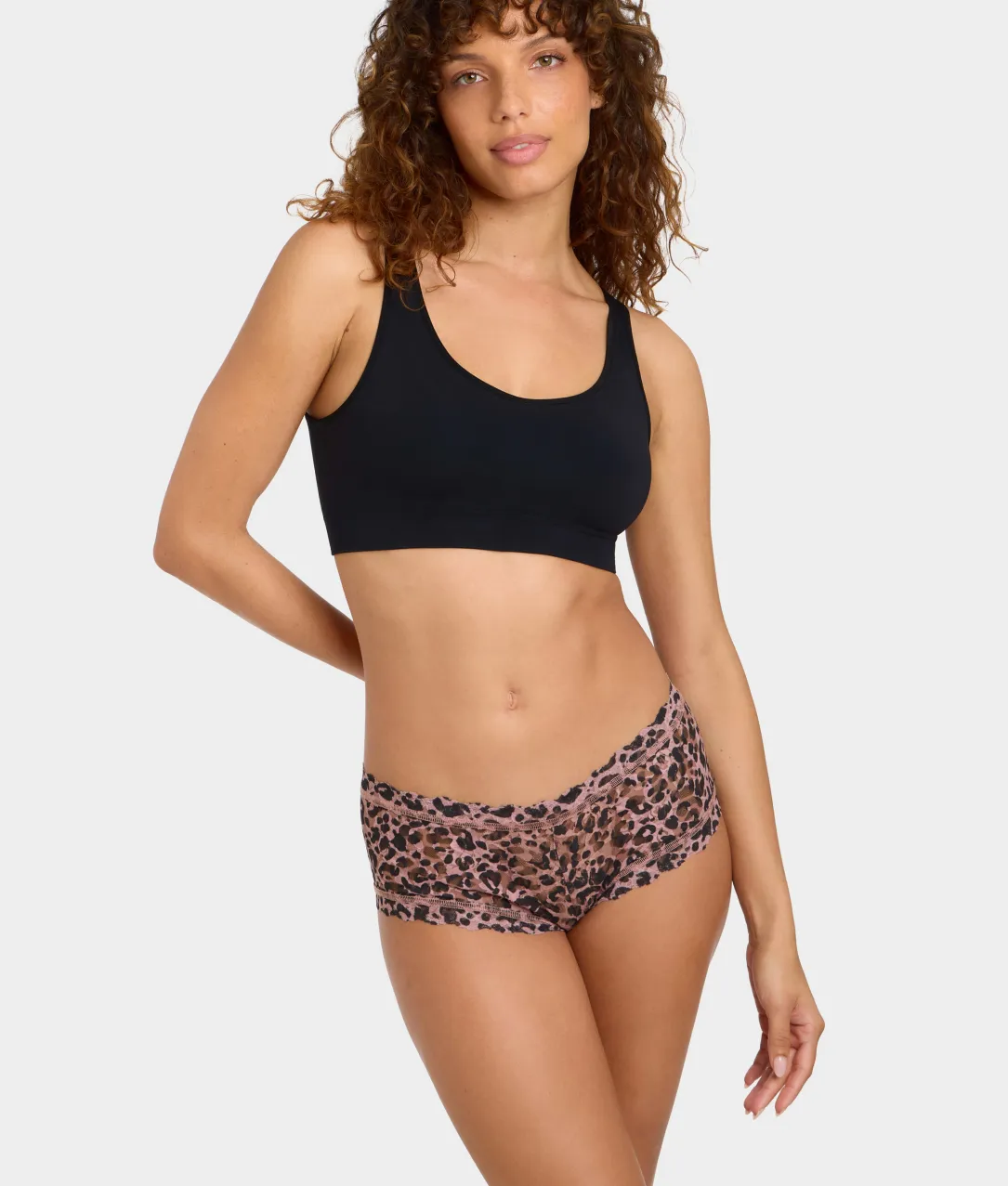 Signature Lace Printed Boyshort