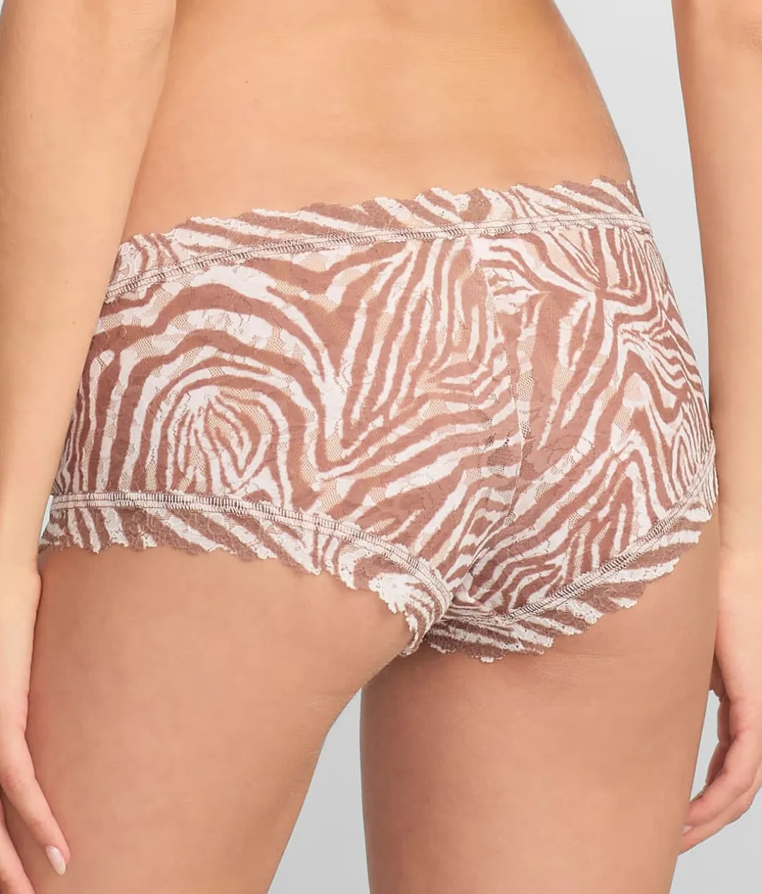 Signature Lace Printed Boyshort