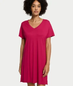 Sleep and Lounge V-Neck Cotton And TENCEL™ Nightgown