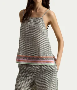 Sleep Tunic Woven Pajama Set