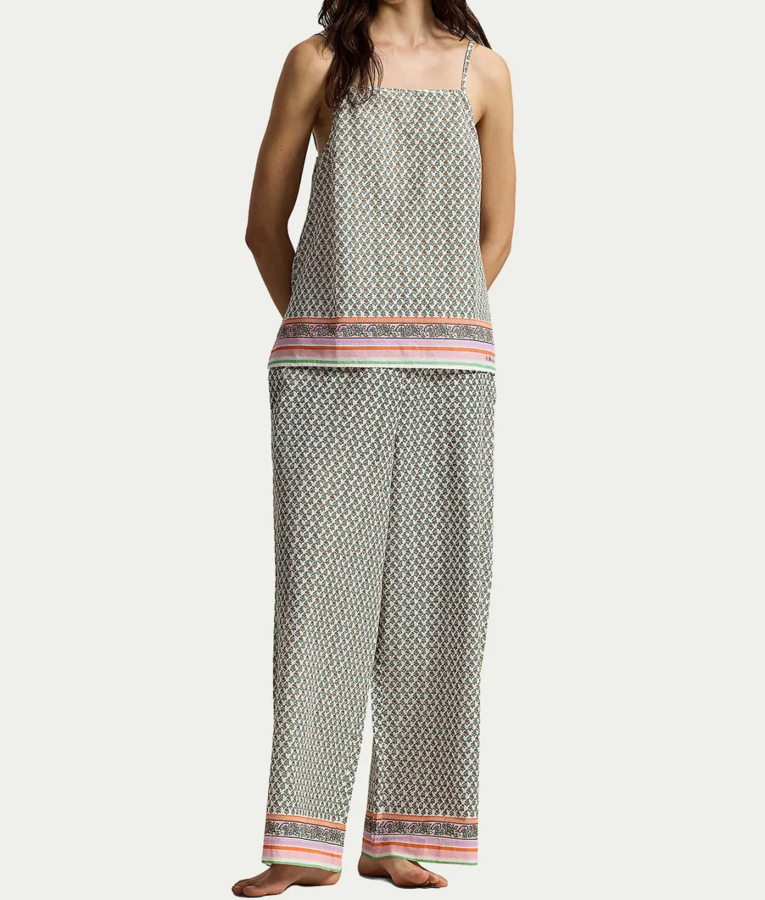 Sleep Tunic Woven Pajama Set