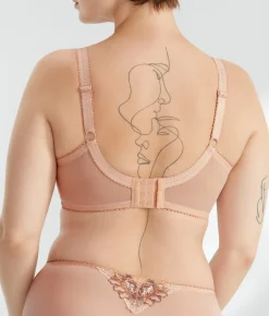 Sofia Embroidered Side Support Bra