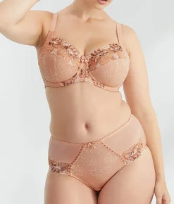 Sofia Embroidered Side Support Bra