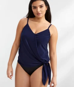 Solid Alex Underwire Tankini Top